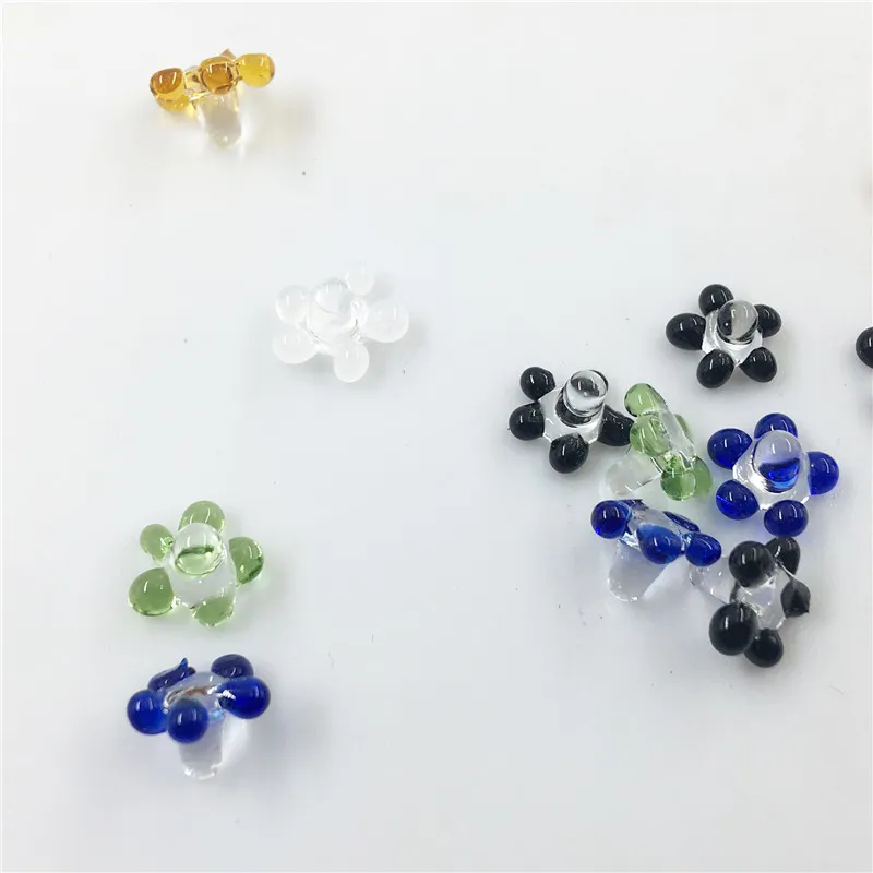 Smoking Polychromatic Glass Screens For Glass Hand Pipe Bowl Daisy